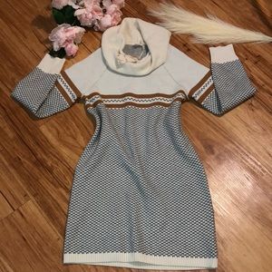 Hem & Thread sweater dress by Anthropology NWT